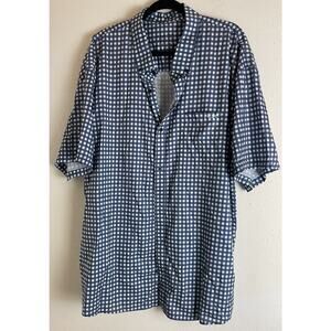 Huk Button Down Shirt Men’s XXL Lightweight Fishing Performance Plaid Outdoors